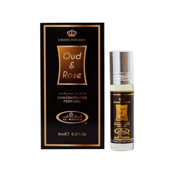 Al Rehab Oud & Rose Concentrated perfume oil