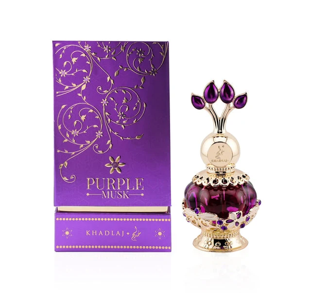 Khadlaj Purple Musk Concentrated perfume oil