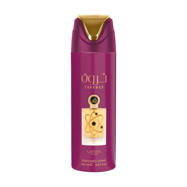 Lattafa Tharwah Gold Deodorant body spray